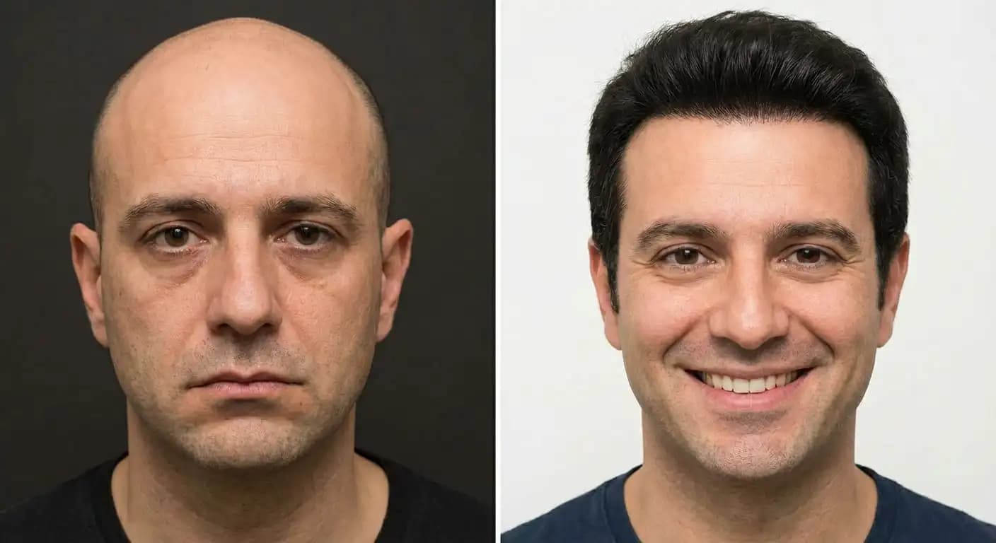 Risultato trapianto capelli - Massimo Albanese